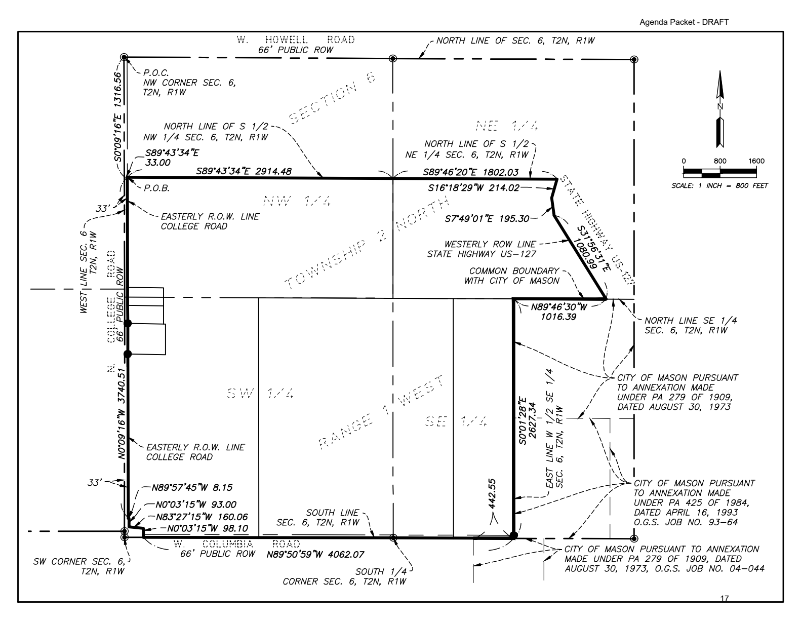Petition appendix one boundary survey, PDF page 17