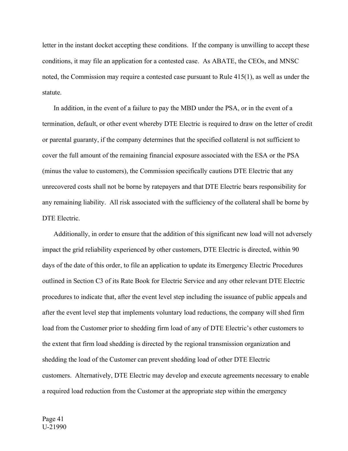 Original read the saline conditions document page