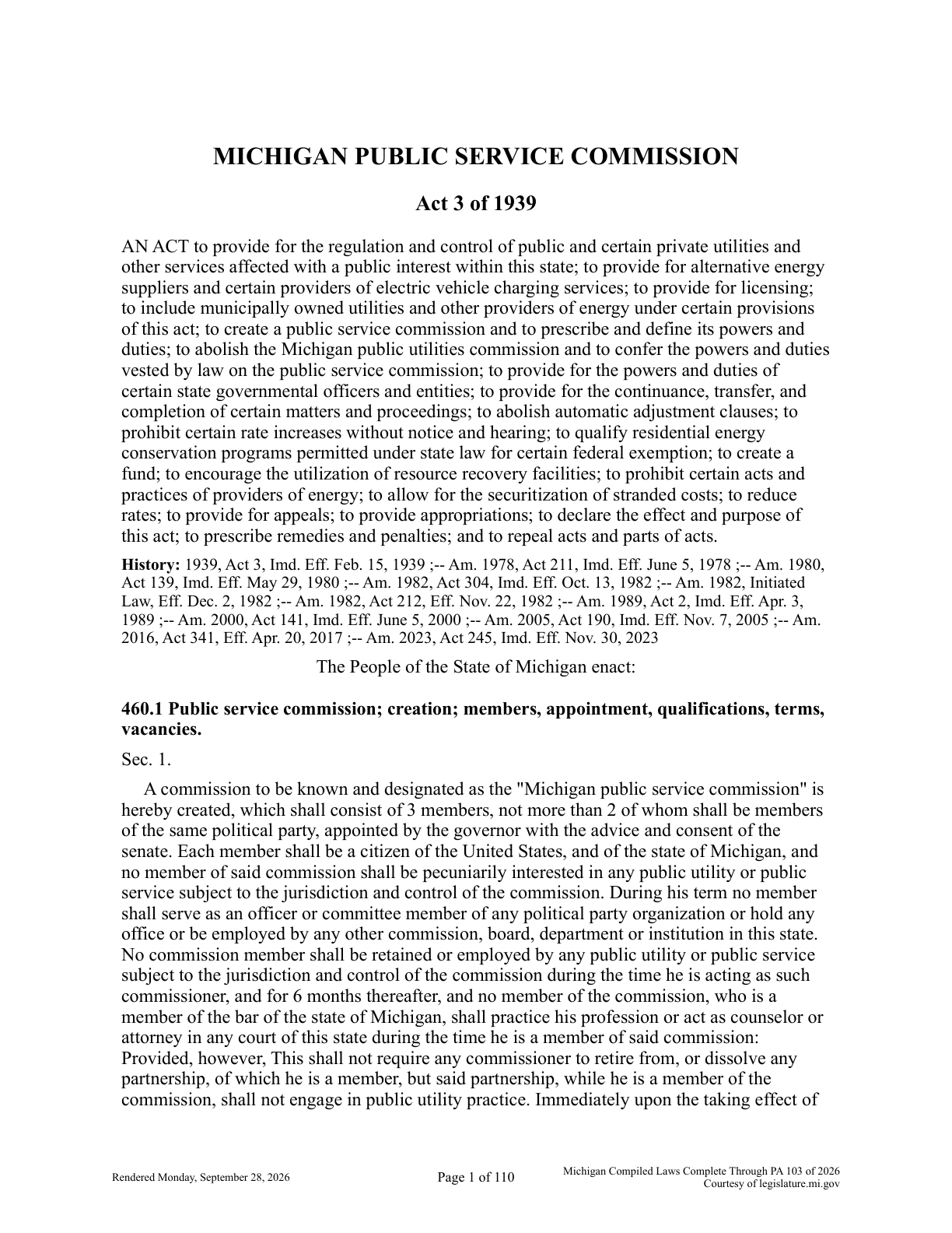 Original Commission structure, PDF page 1